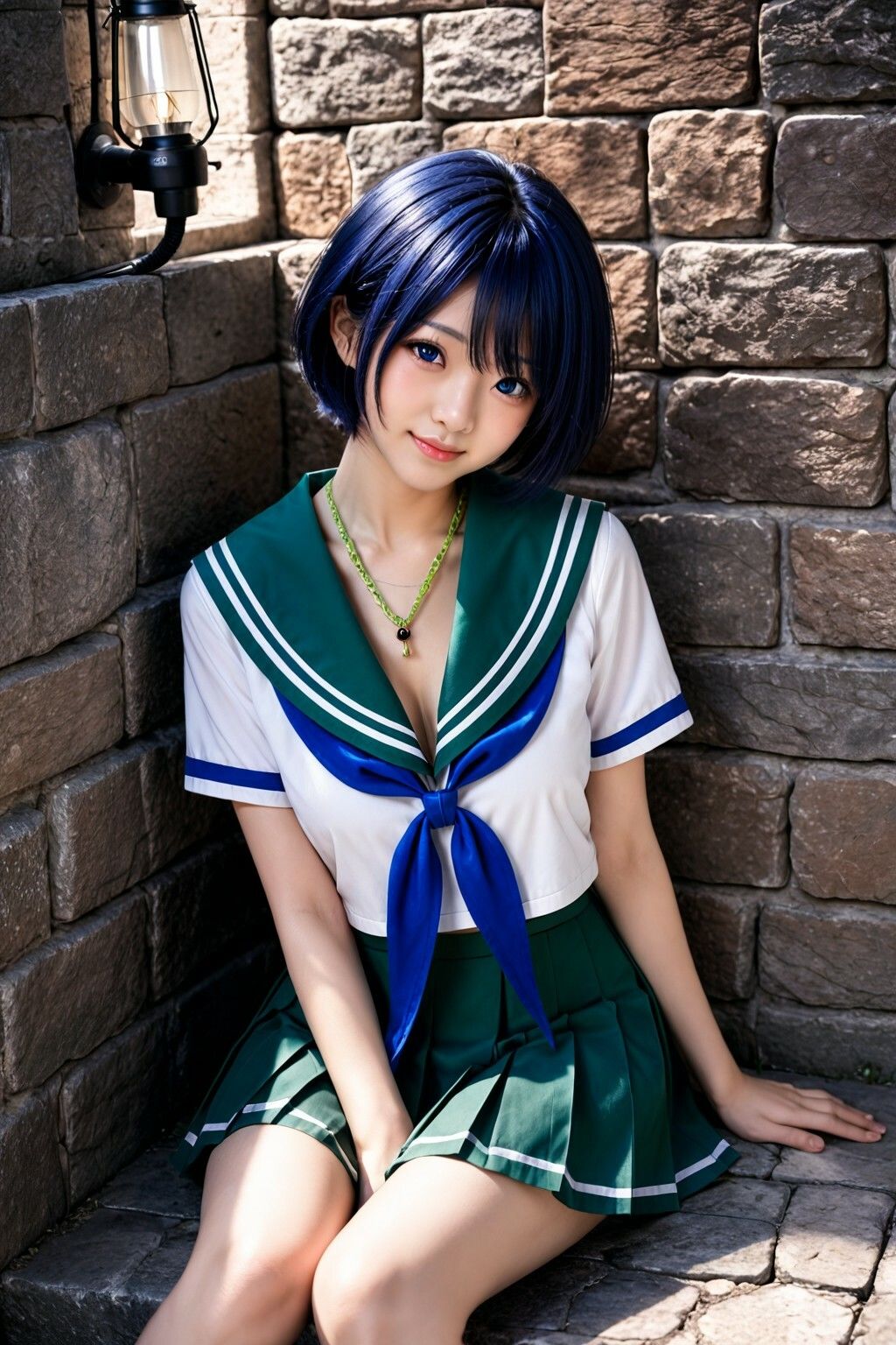 制服魔法少女の地下牢調教記録 〜変身できないまま全穴堕ち〜 サンプル2ページ目