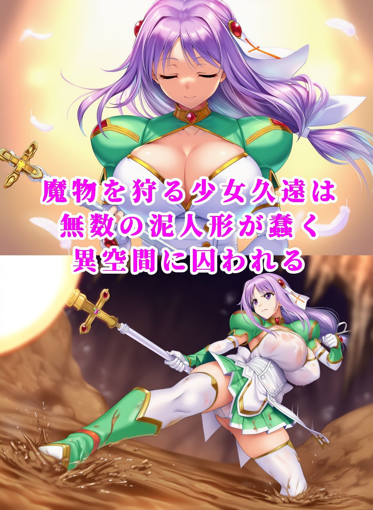 神聖天使クオンVS泥女 〜淫辱のマゾ調教・エナドレ泥石化〜 サンプル1ページ目