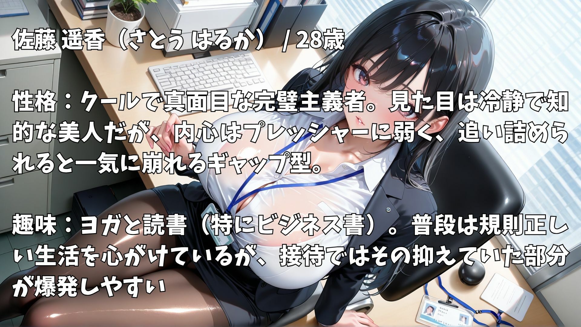 【4K高画質】保険営業OLの汗だく禁断接待〜ノルマ達成のための枕営業〜 サンプル2ページ目
