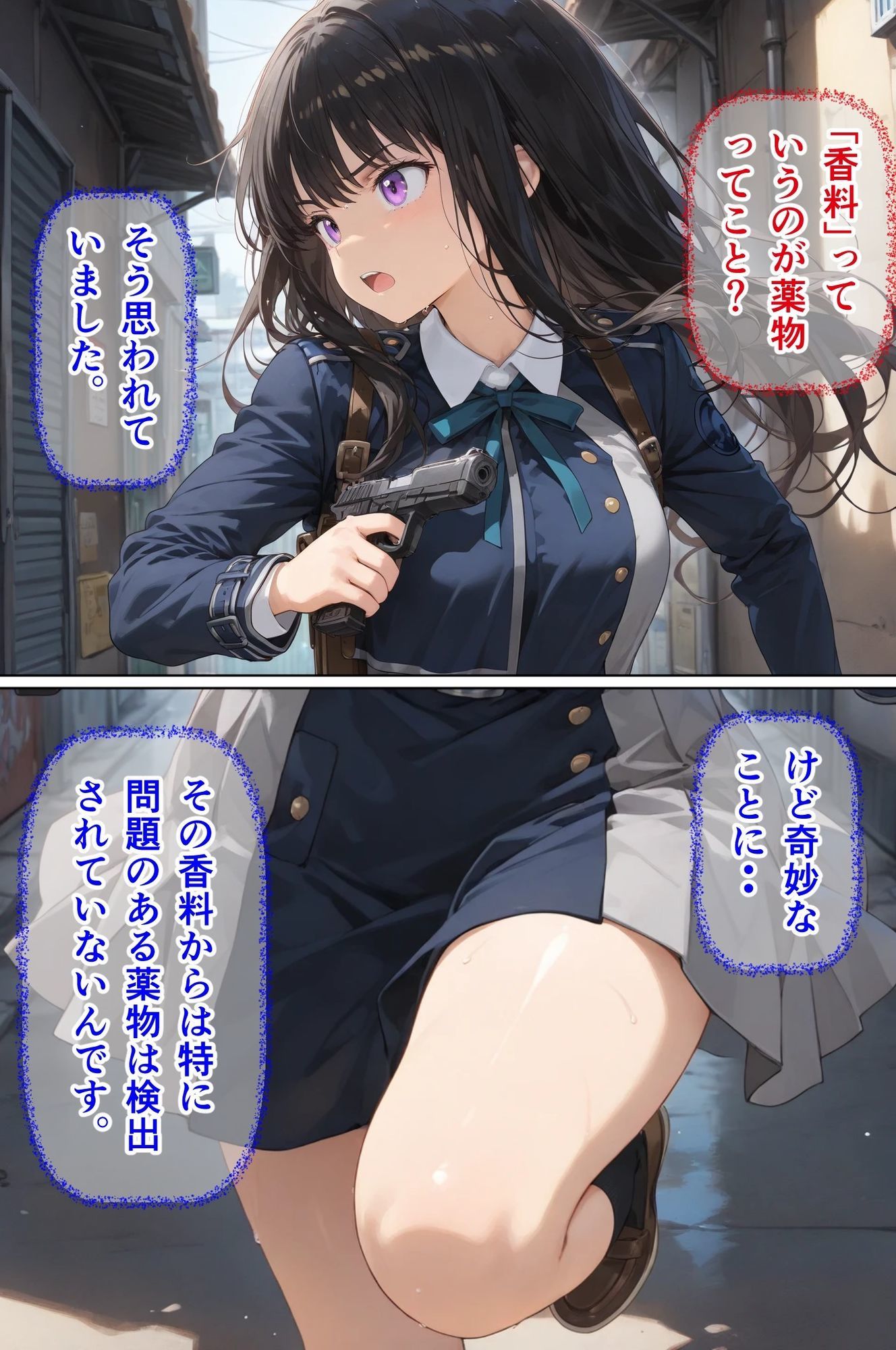 リコリコ・クライシス1 〜二人を蝕む悪魔の香料〜 サンプル2ページ目