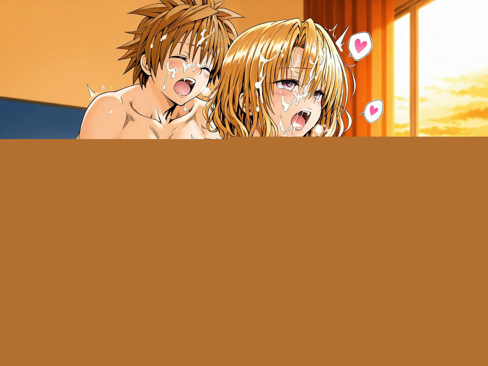 【アクシデン To LOVE】【学生服、裸、スク水】金髪ショートウェーブ爆乳女学生リカちゃんとラブラブエッチ サンプル10ページ目