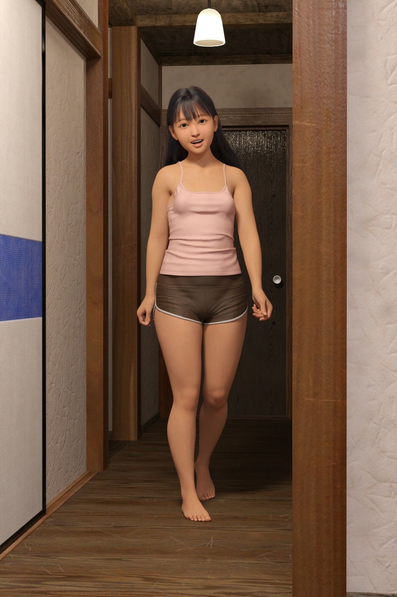 娘とナマでセックスをしたり、膣内に出したりする関係です。 サンプル1ページ目