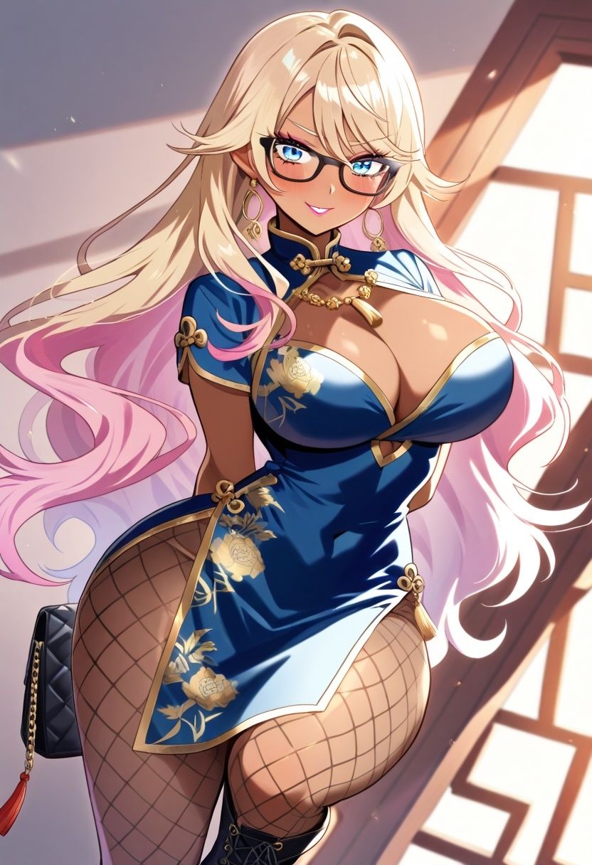 爆乳×デカ尻×むちむち太もも 日焼けギャルメガネっ娘 神代レイナ 500枚 サンプル2ページ目