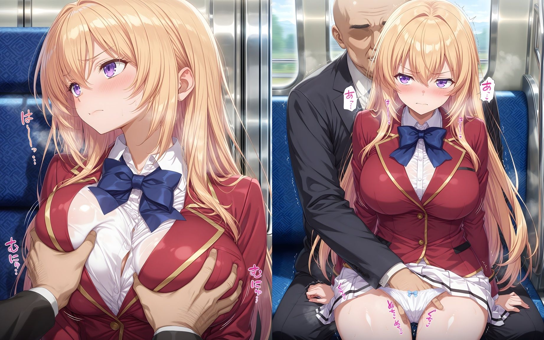 痴●おじさんに屈服する実力至上主義の女たち サンプル1ページ目