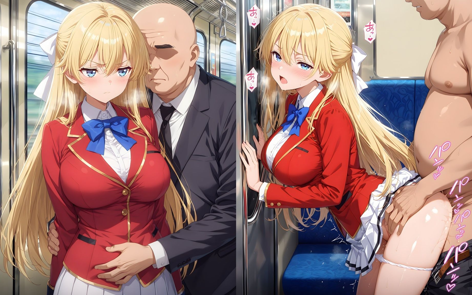 痴●おじさんに屈服する実力至上主義の女たち サンプル6ページ目