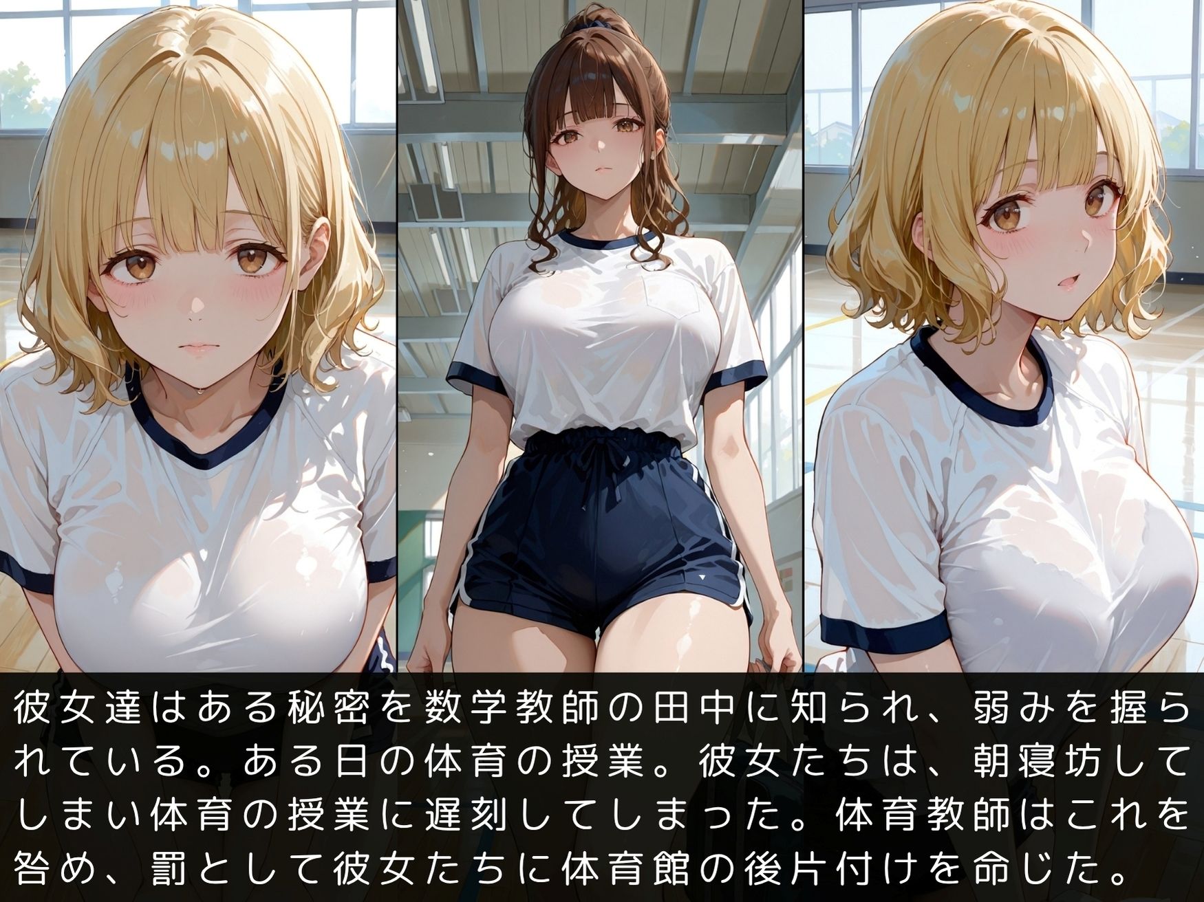 放課後の性指導〜禁断の記録〜体育館編 Vol.2 サンプル4ページ目