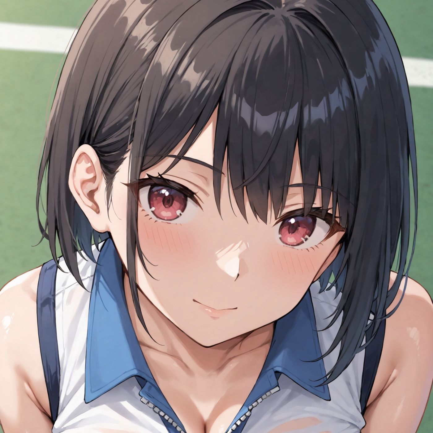学園性活！ユニフォームに滲む汗 テニス部の本気がエロい4【汗かく美少女の厳選CG263枚収録】スマホ向け サンプル5ページ目