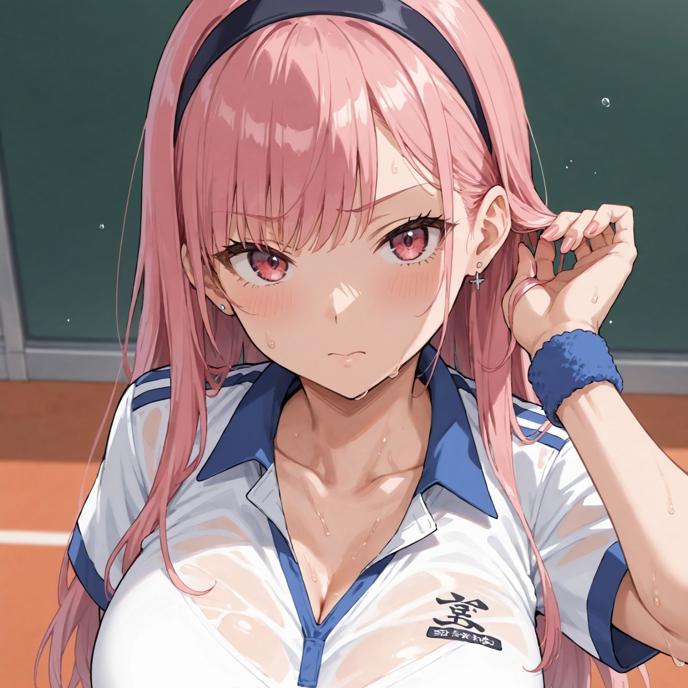 学園性活！ユニフォームに滲む汗 テニス部の本気がエロい4【汗かく美少女の厳選CG263枚収録】スマホ向け サンプル6ページ目