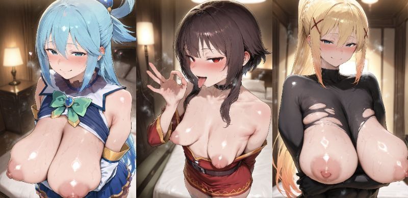 性処理ヒロイン  こ○すば サンプル2ページ目