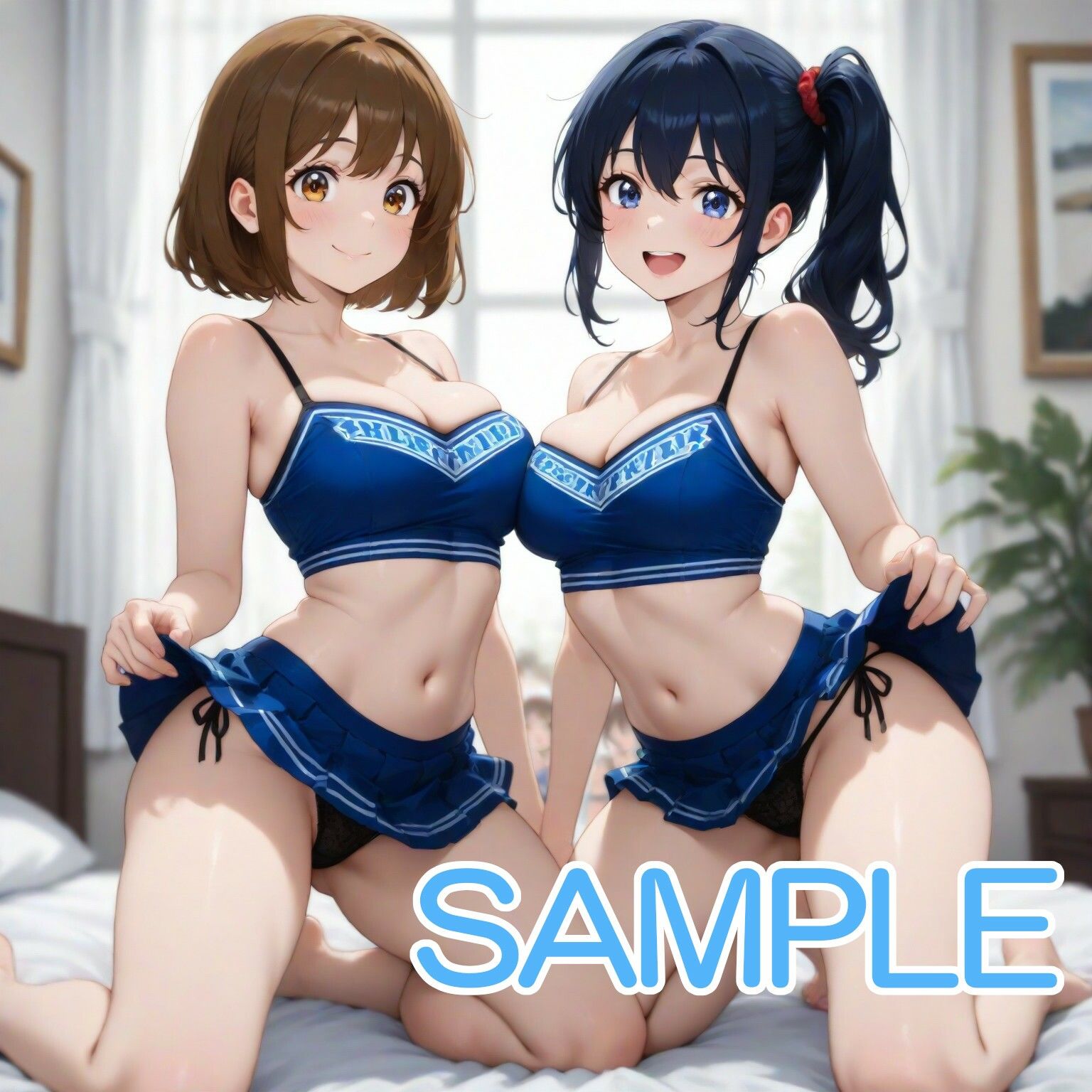 チアガールな女の子とホテルで××× サンプル1ページ目