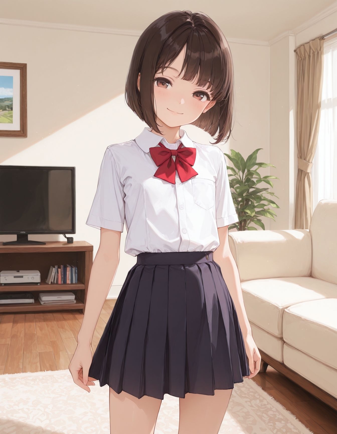 女子校生の教え子が自宅に押し掛けてきた サンプル1ページ目