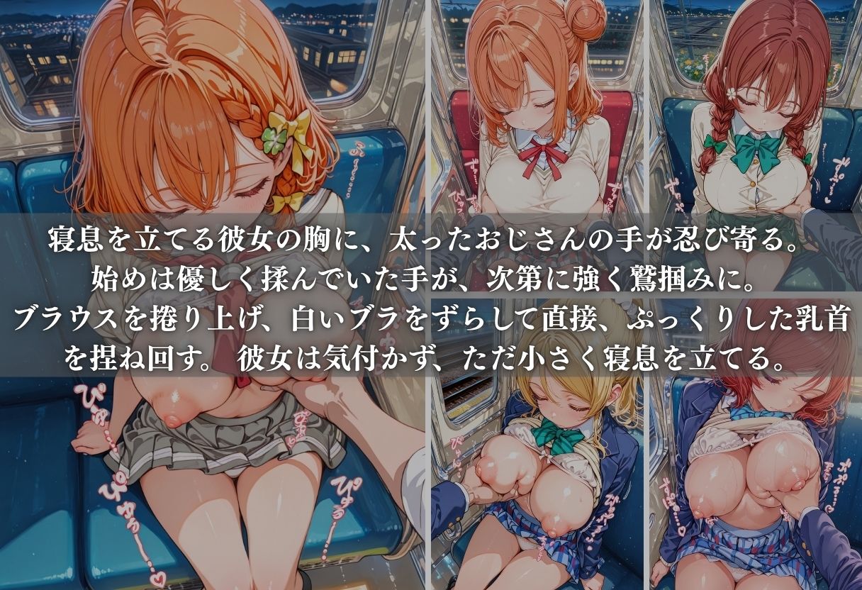 痴○列車ボテ腹END 〜キモおじリーマンに孕ませられる現役女子校生〜 Vol.5 サンプル3ページ目