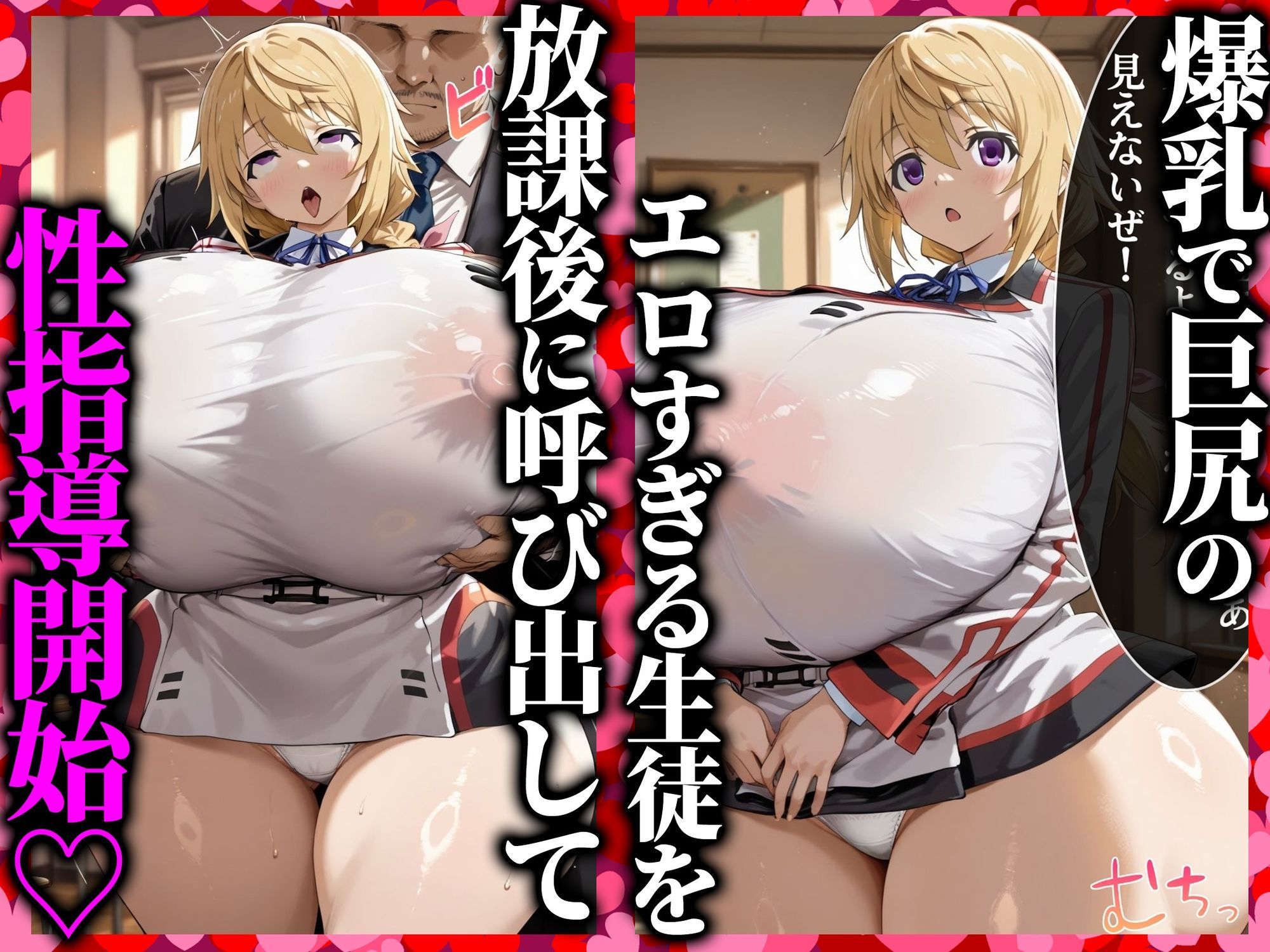 【シャルロッ〇・デュノア編】乳がデカすぎる教え子を放課後レ〇プ！セックス中毒になった彼女を巨根の〇隷にさせた結果… サンプル1ページ目