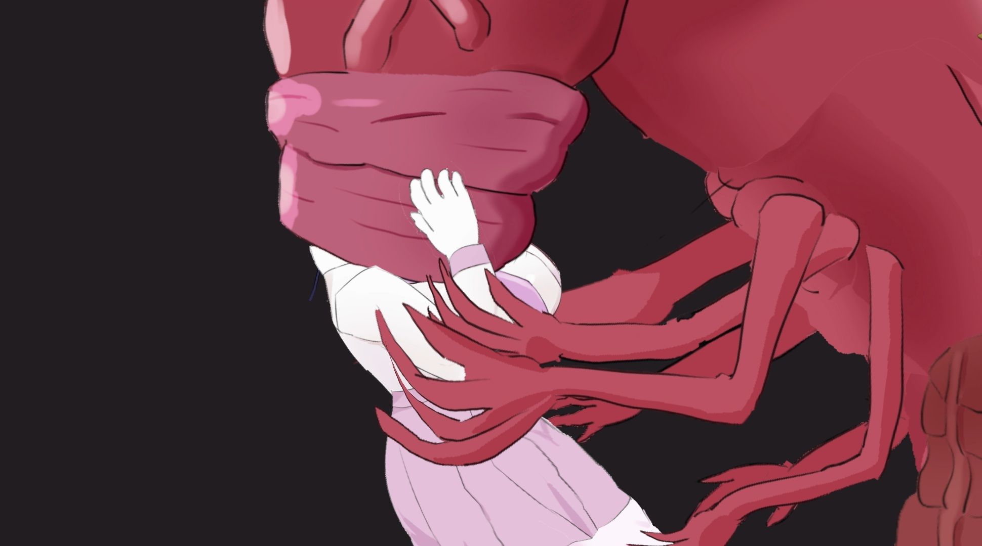 少女は幼魔の肉哺乳瓶 サンプル2ページ目