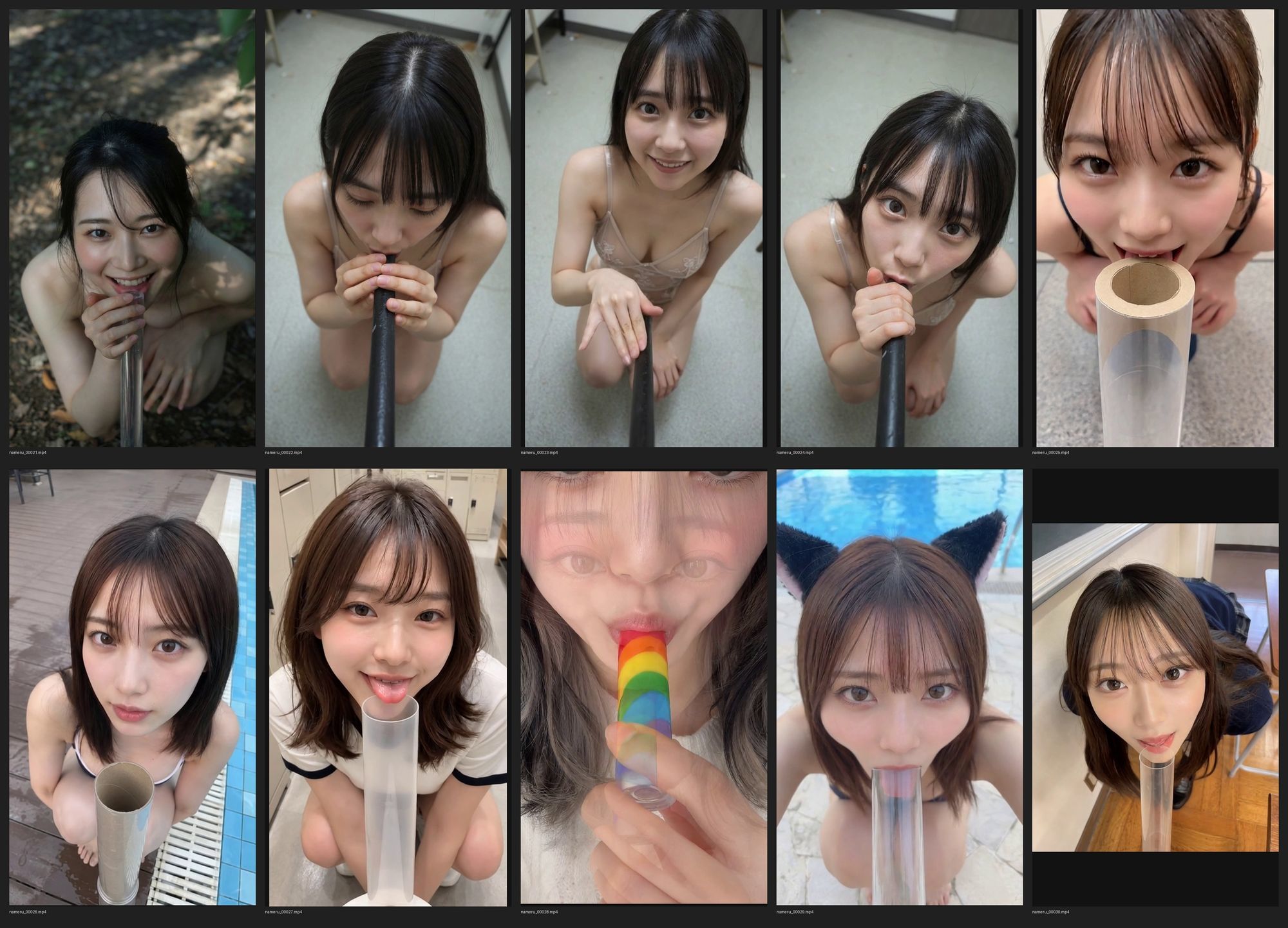疑似フェラ・ペロペロ＋おまけ  ソフトエロ単発動画集 約8分 サンプル3ページ目