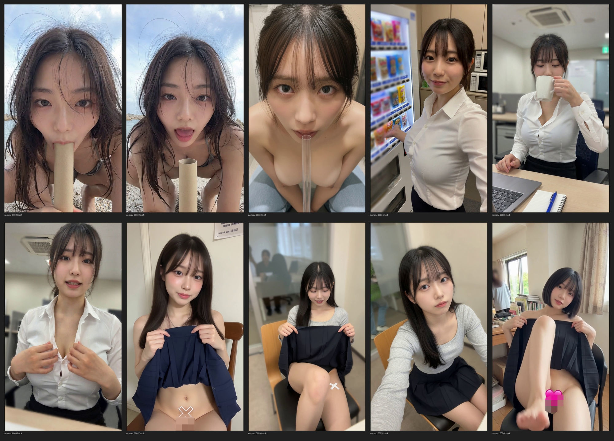 疑似フェラ・ペロペロ＋おまけ  ソフトエロ単発動画集 約8分 サンプル4ページ目