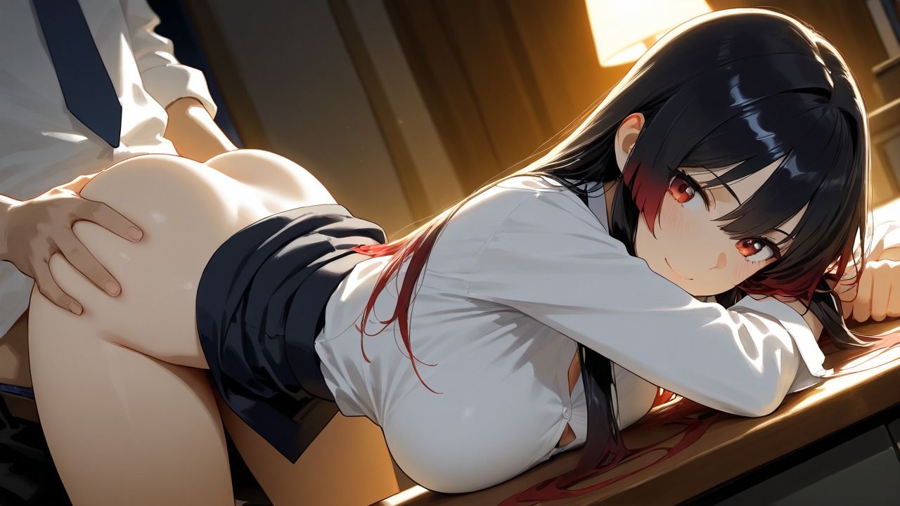 清楚な新人と夜のオフィスで中出し濃密SEXPart2 サンプル4ページ目