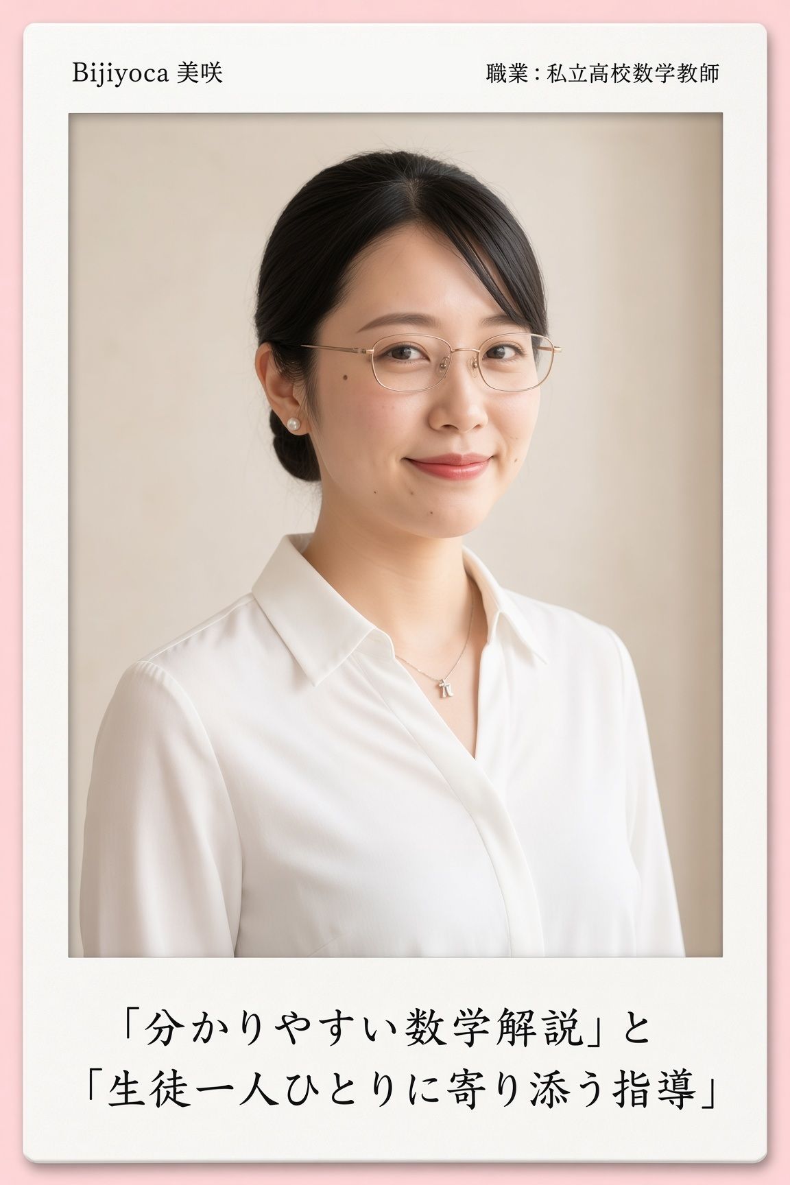 私のお仕事図鑑_数学教師佐藤美咲 サンプル1ページ目