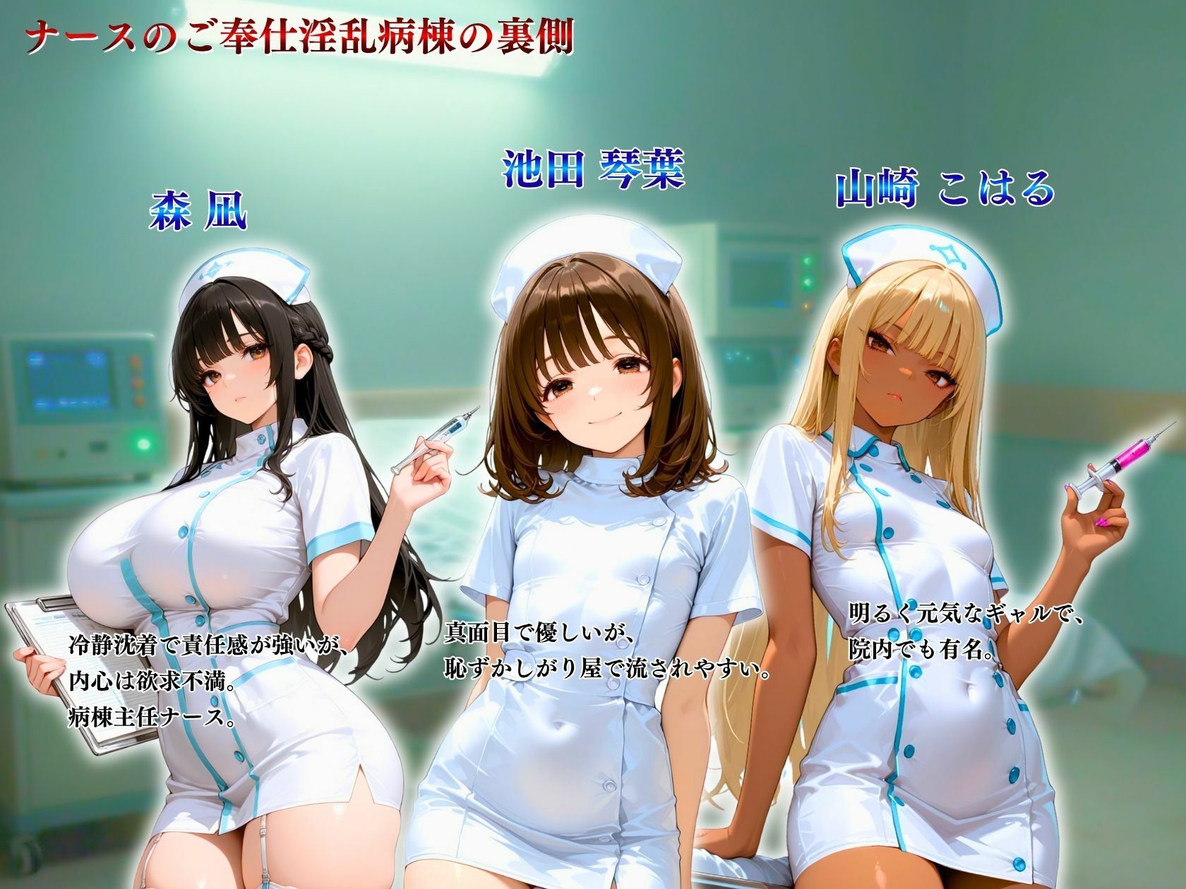 ナースのご奉仕淫乱病棟の裏側「ナースコールで濡れちゃうの…」即ハメ応答快楽堕ち サンプル2ページ目