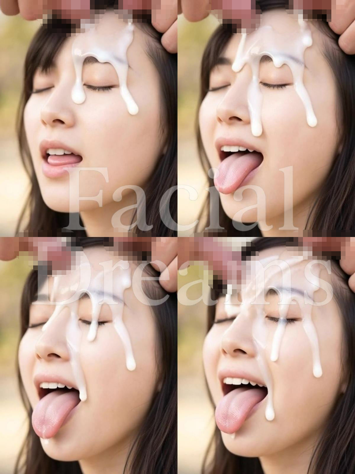 【顔射主義】Vol.2  30人分の顔射の瞬間を丁寧に描き出した写真集 サンプル7ページ目