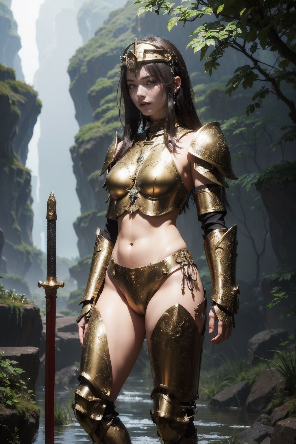 森の女戦士 サンプル1ページ目