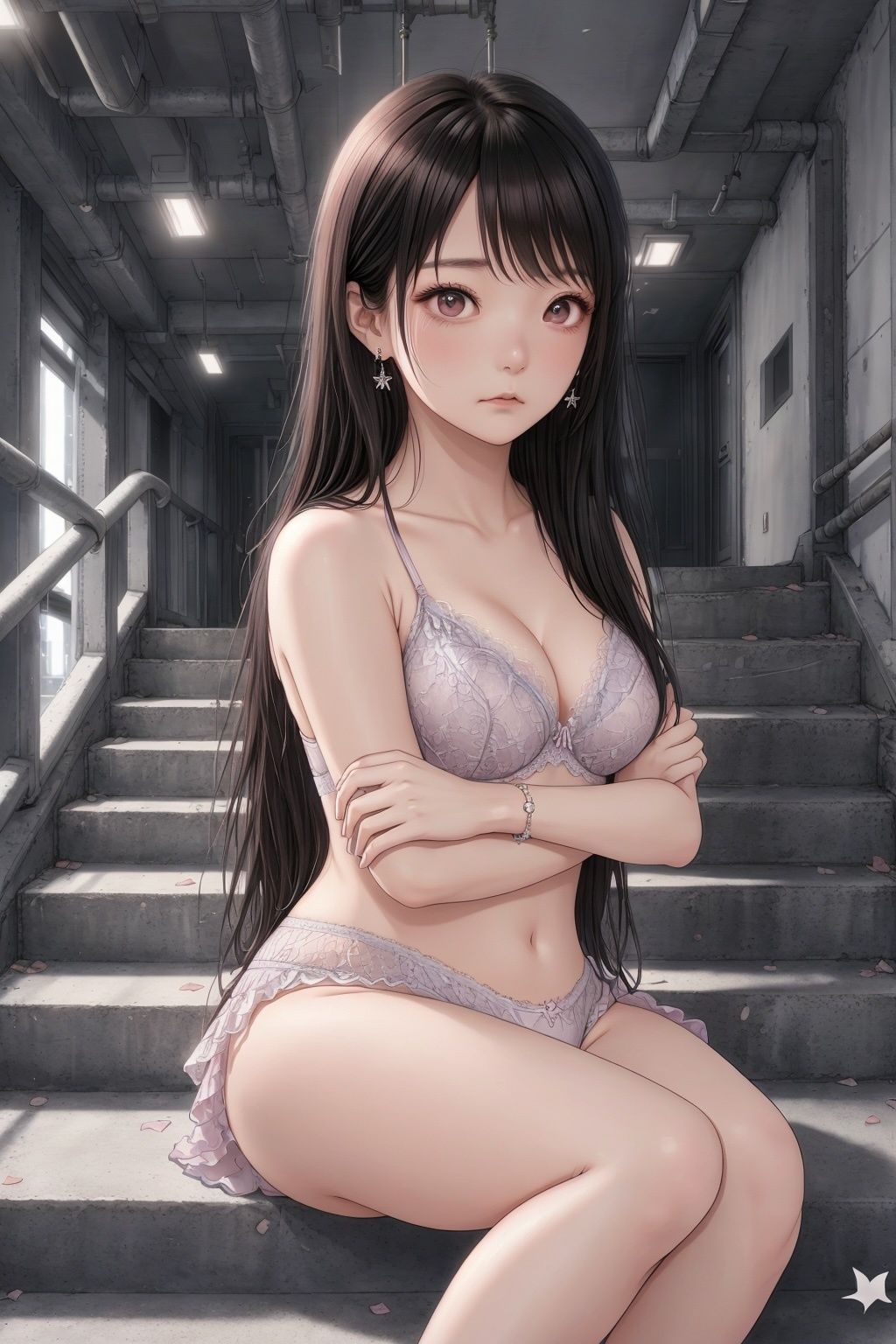 夜に溶ける清楚 ―一ノ瀬桜子、秘密の解放― サンプル3ページ目