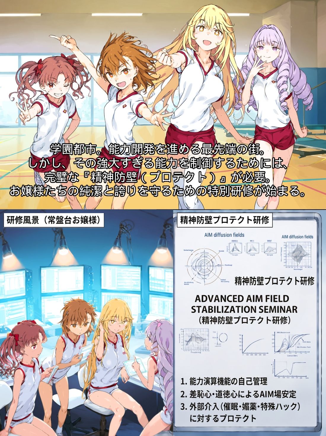 薬を盛られて洗脳されたお嬢様たち サンプル1ページ目
