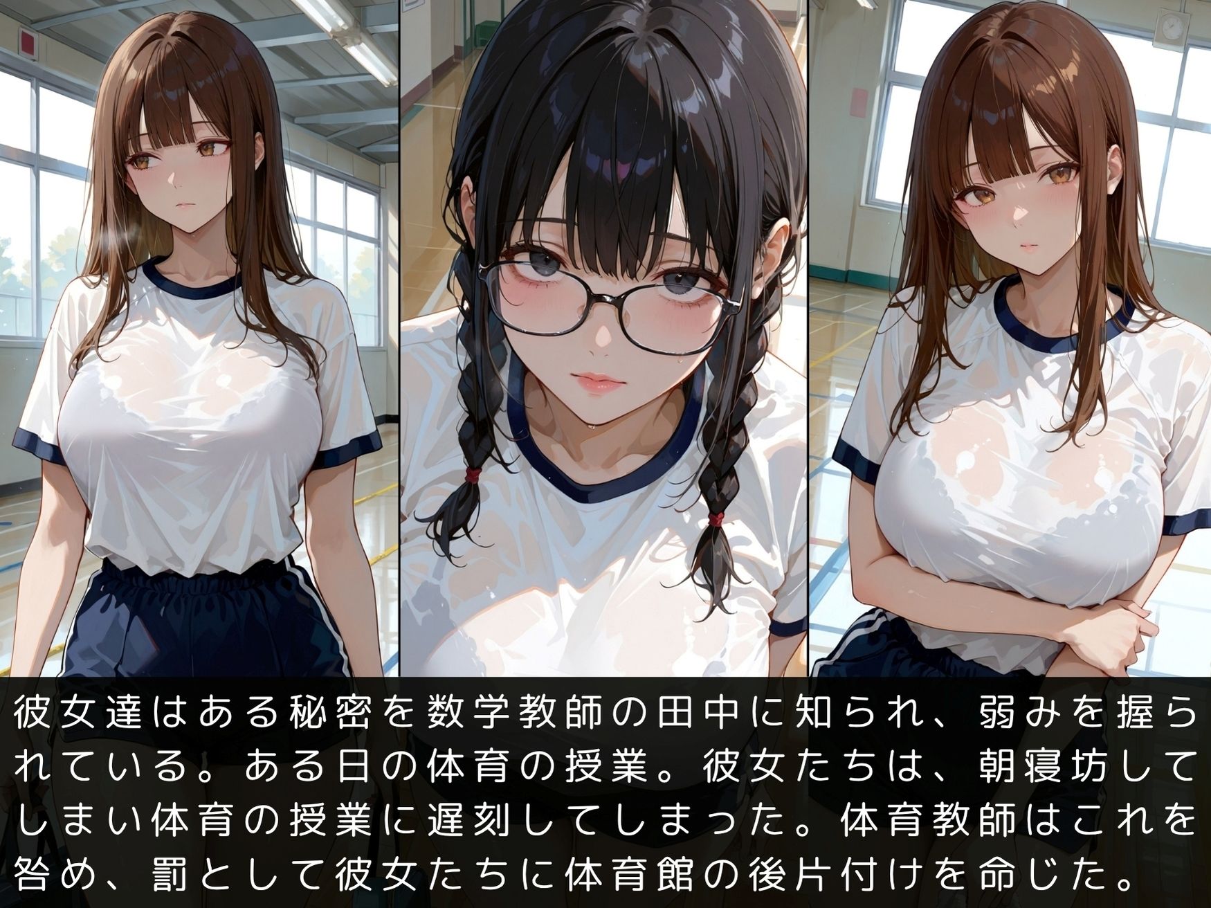 放課後の性指導〜禁断の記録〜体育館編 Vol.3 サンプル4ページ目