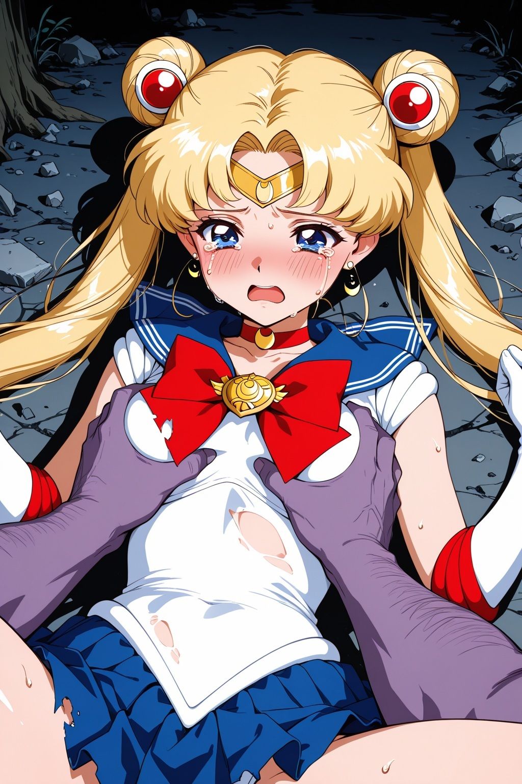 淫魔VSセーラー戦士〜S.ムーンの敗北〜 サンプル5ページ目