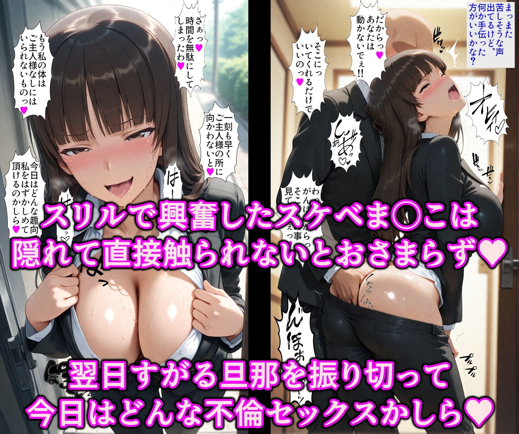 不倫に狂う巨乳ママ！これぞ淫乱西住流！！堅物家元を洗脳魔眼で発情快楽調教！！家族はポイしてコスプレご奉仕エッチ サンプル7ページ目