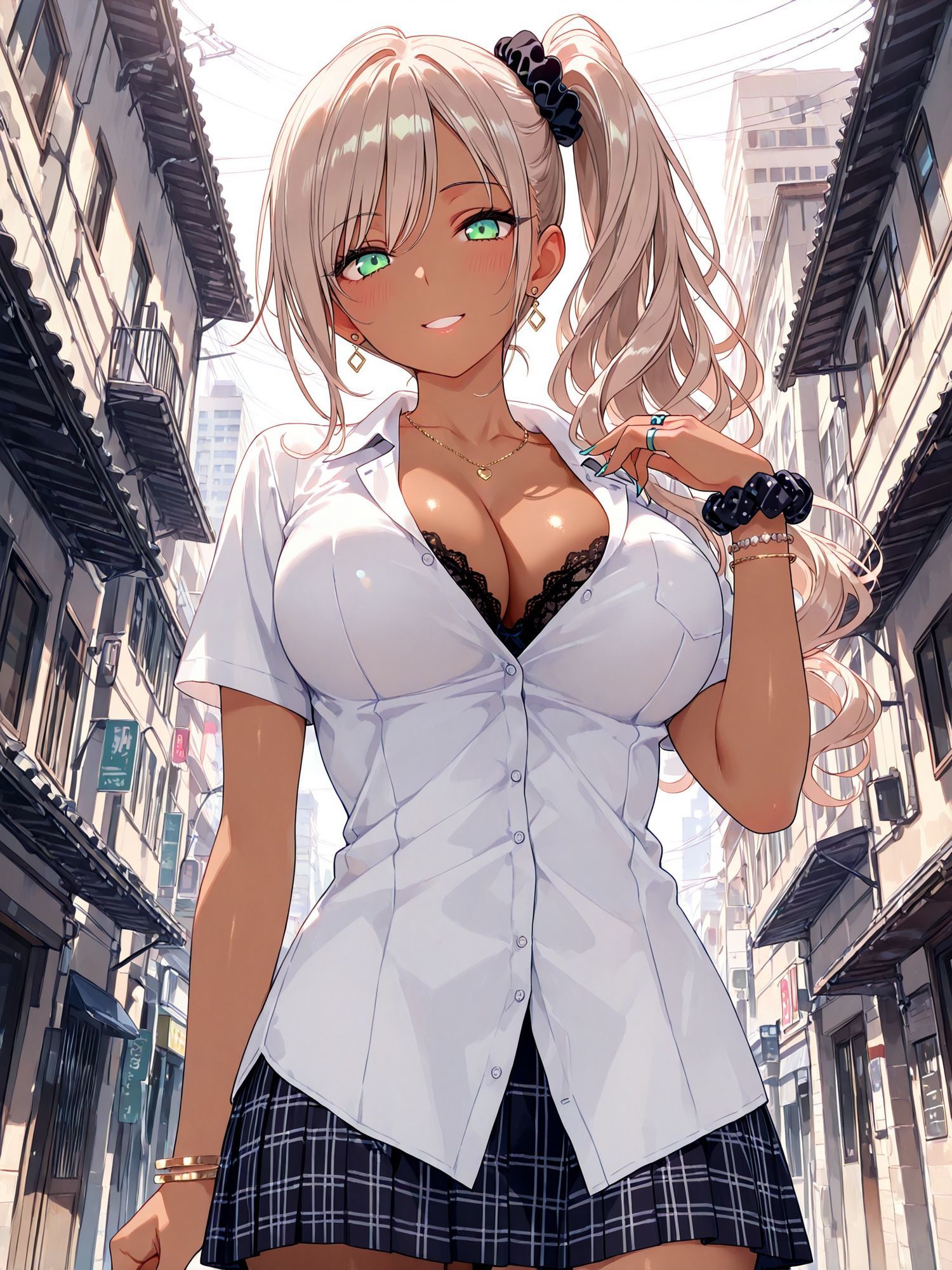 ギャル名鑑 Vol.01 夏制服編 〜制服越しに伝わる、魅惑の体温〜 サンプル7ページ目