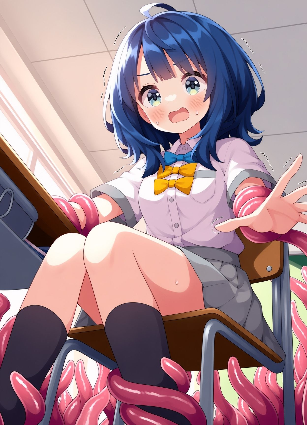 特に理由のない触手が八奈見○菜ちゃんを襲う！ サンプル1ページ目