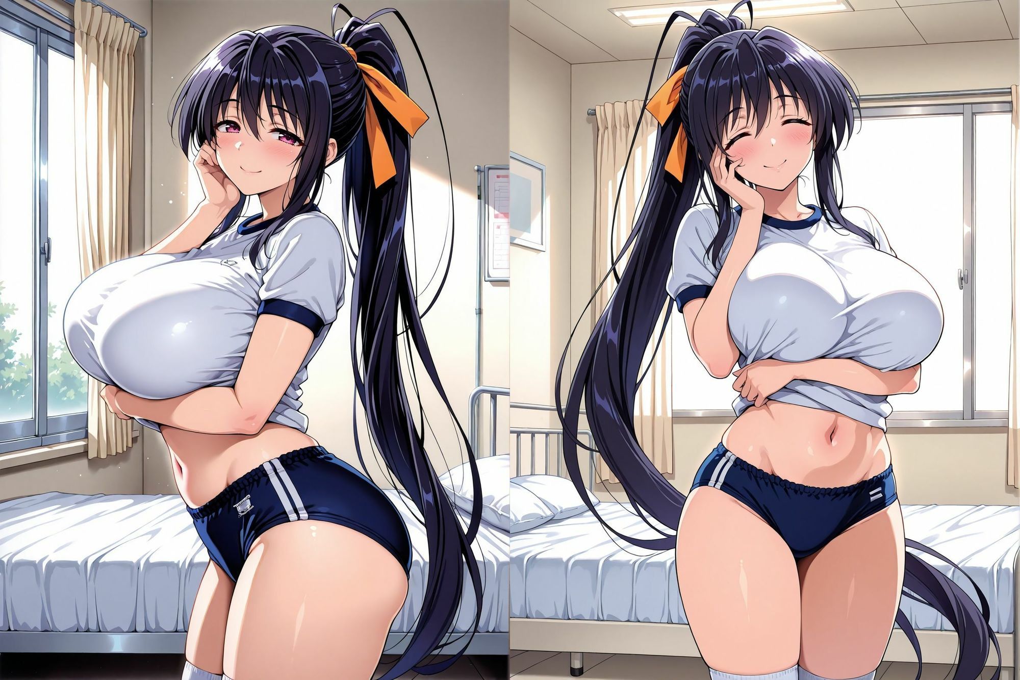 お手軽ブルマえっち  あけの編 サンプル1ページ目