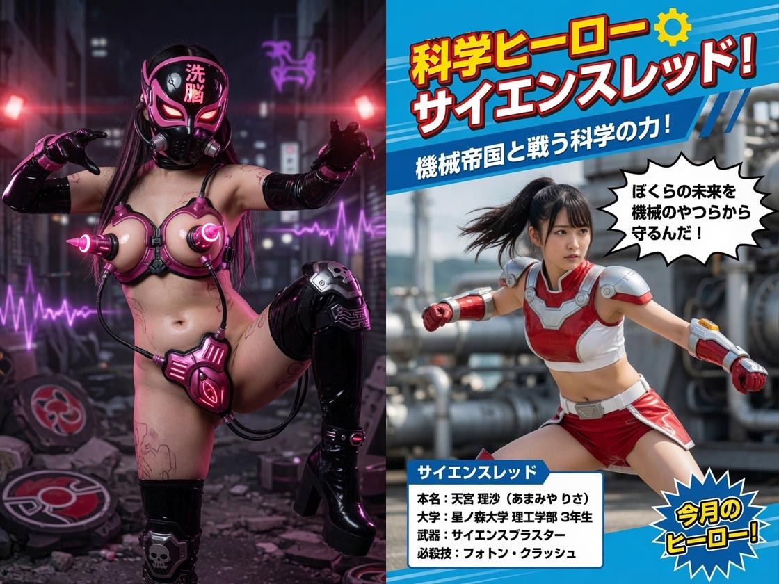敗北戦隊 サンプル4ページ目