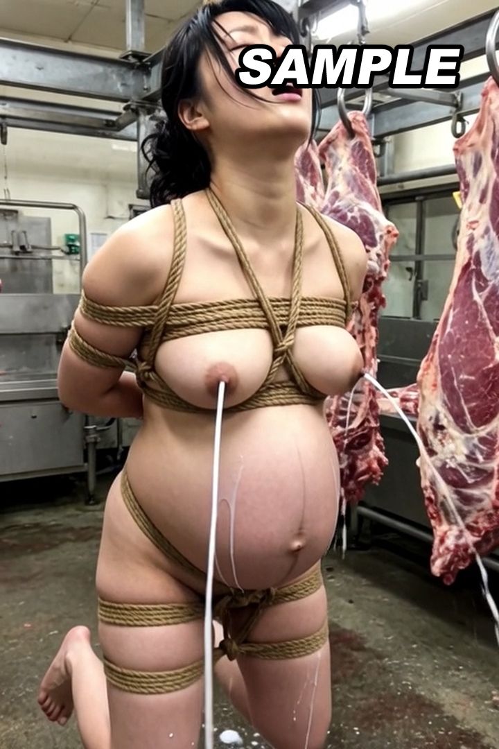 【母乳まみれVol.8】限界ポテ腹妊婦母乳噴射 サンプル9ページ目