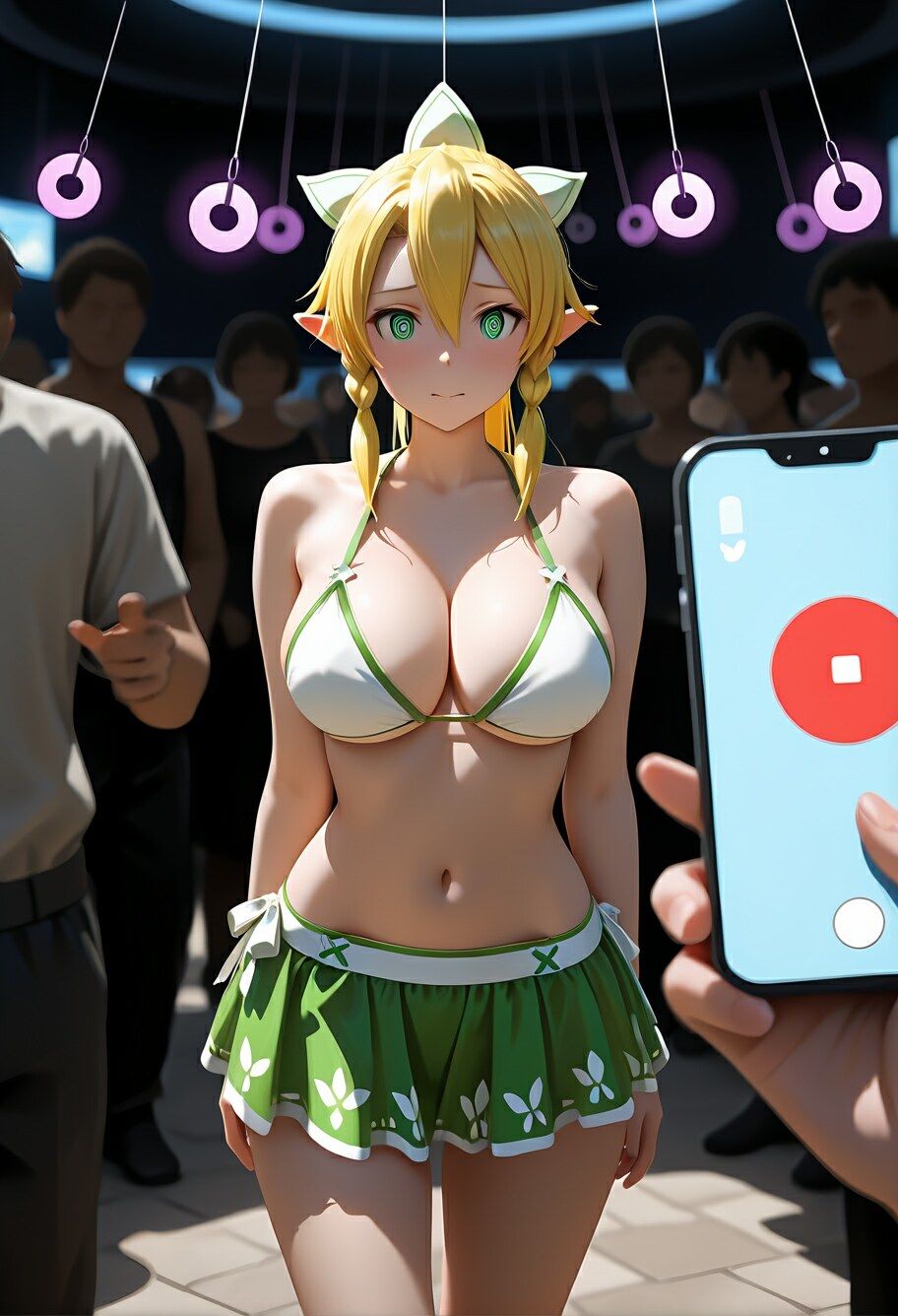 リー〇ァ 海辺の催●撮影会 〜チラ見せ誘惑にもう我慢できない〜 サンプル4ページ目