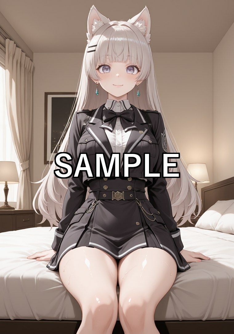 【VRChat内でSEX】ワールドの中で、アバターのまま。〜VRChatで出会った銀髪猫耳お姉さんと繋がる一夜〜 サンプル2ページ目