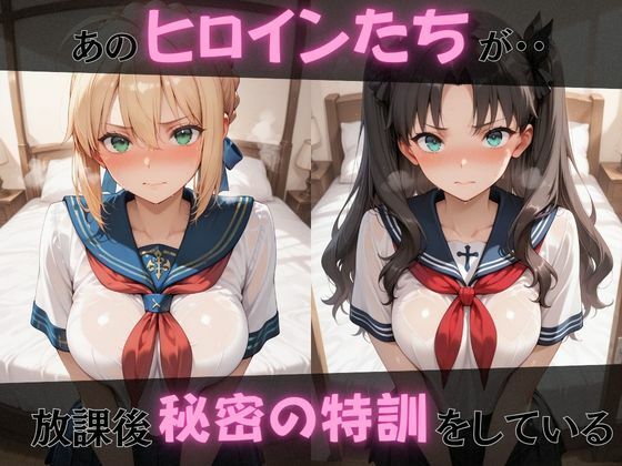 【F●te】放課後ヒロインズセ●バー/遠●凛/間●桜編 サンプル1ページ目