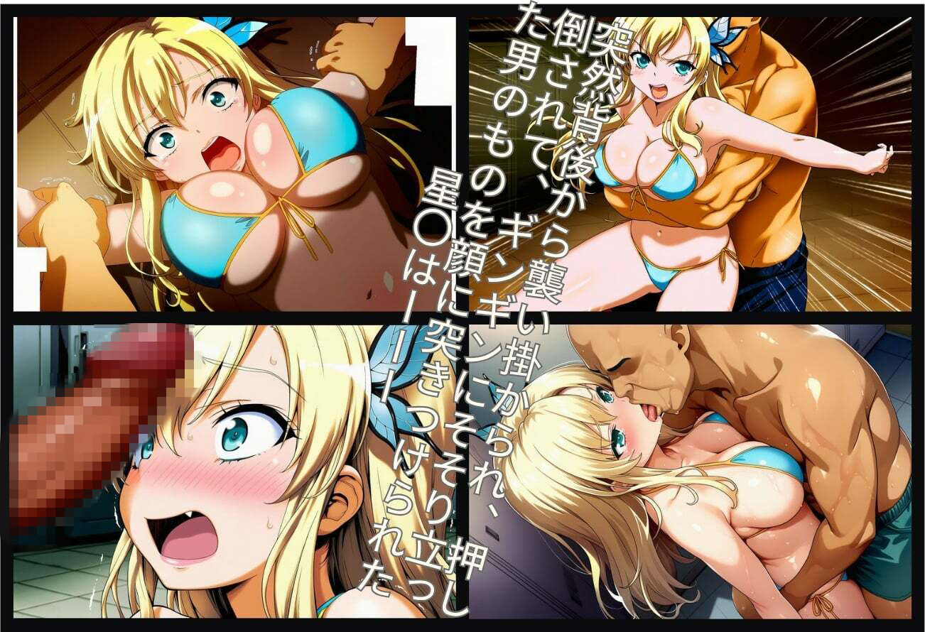 ナンパ  逆恨み  〜生意気金髪お嬢様、逆恨みナンパ男に復讐される〜 サンプル5ページ目