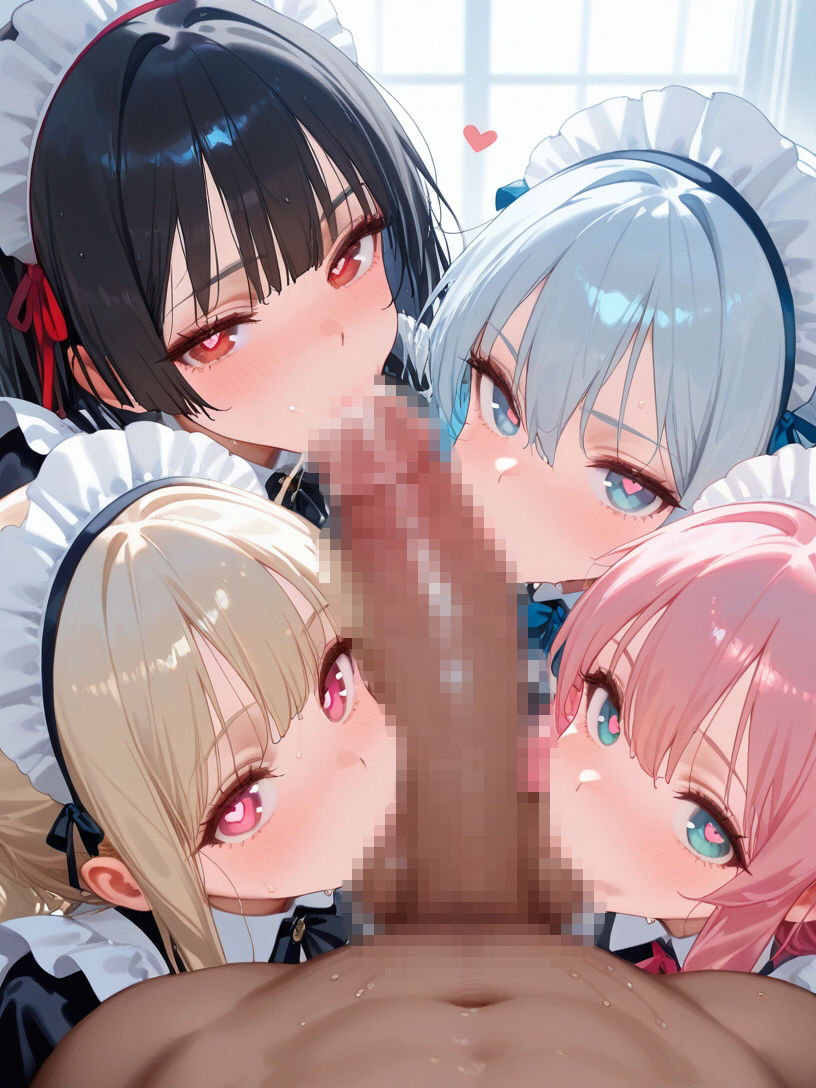 巨乳メイドとハーレムエッチ9 サンプル5ページ目