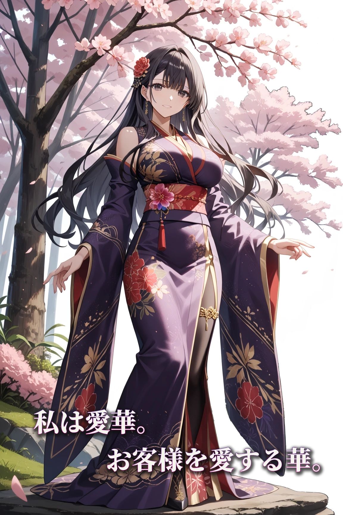 四宮愛華 -桜の夜- サンプル6ページ目
