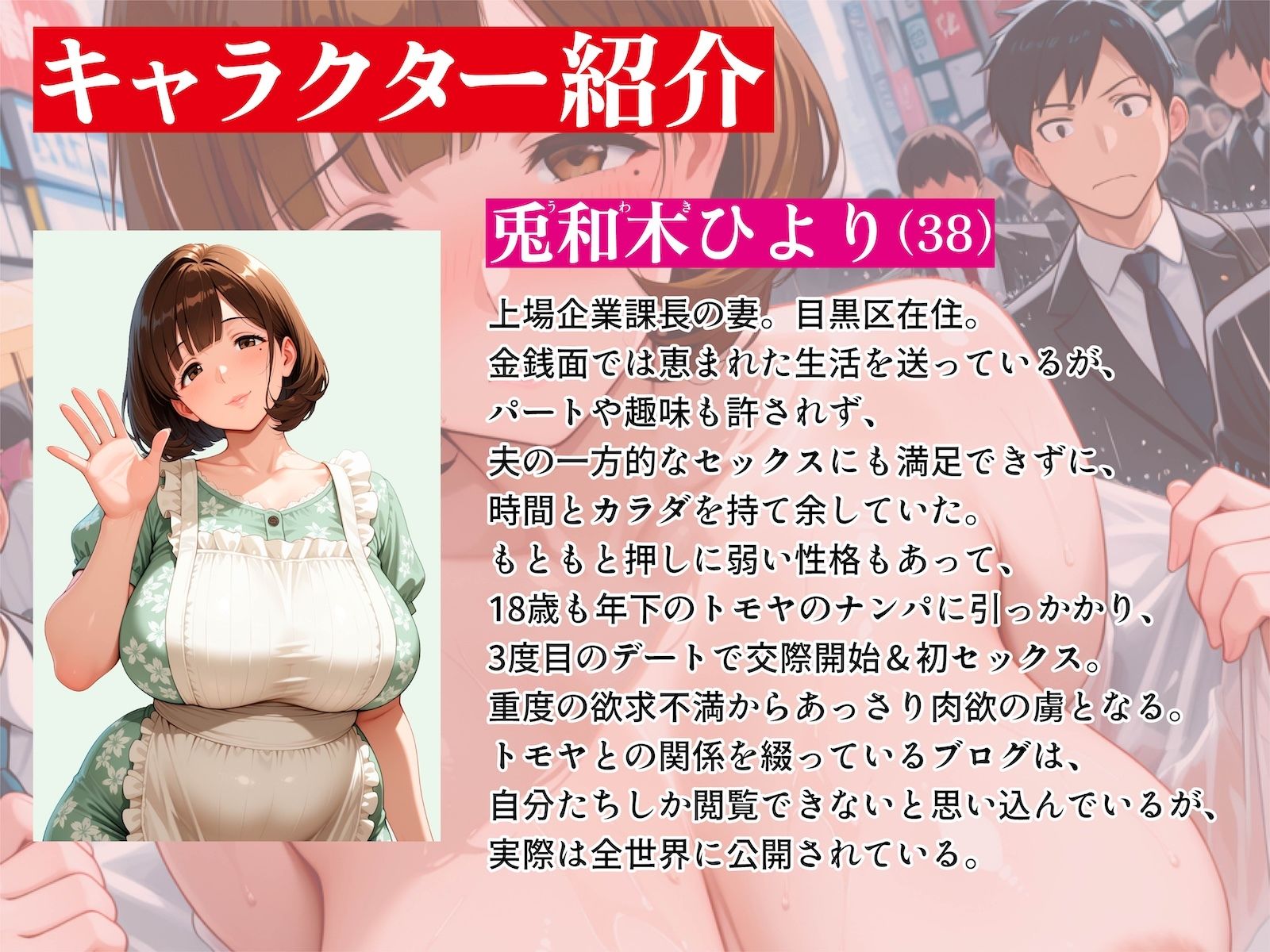 Kカップ人妻（38）、不倫露出で破滅確定 サンプル2ページ目