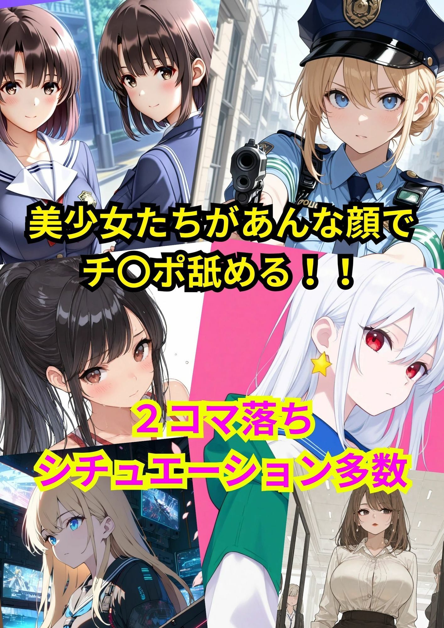 美少女おち〇ぽチンカス処理2コマ堕ちCG集 サンプル2ページ目