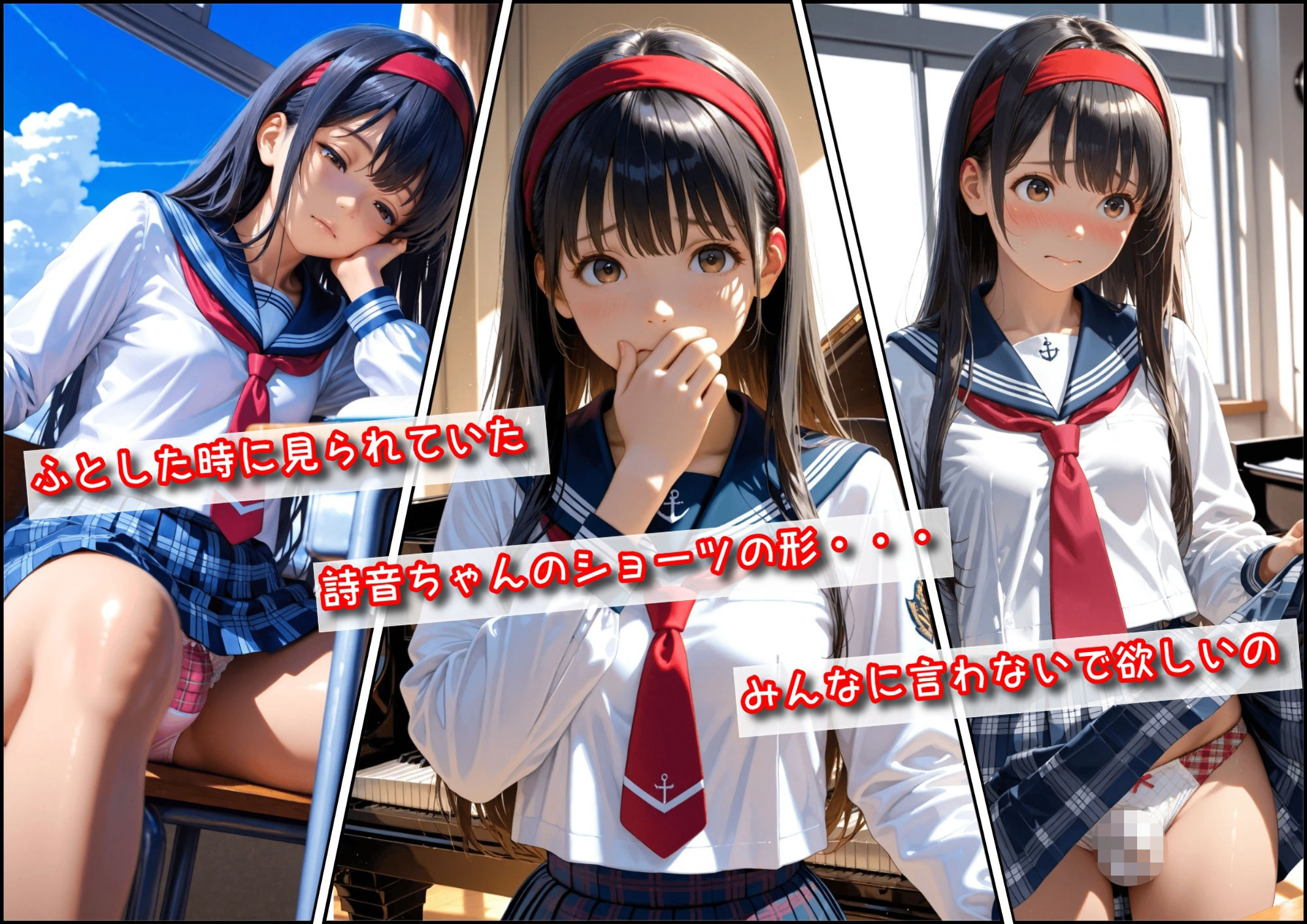 男の娘とバレてしまって（詩音編） サンプル2ページ目