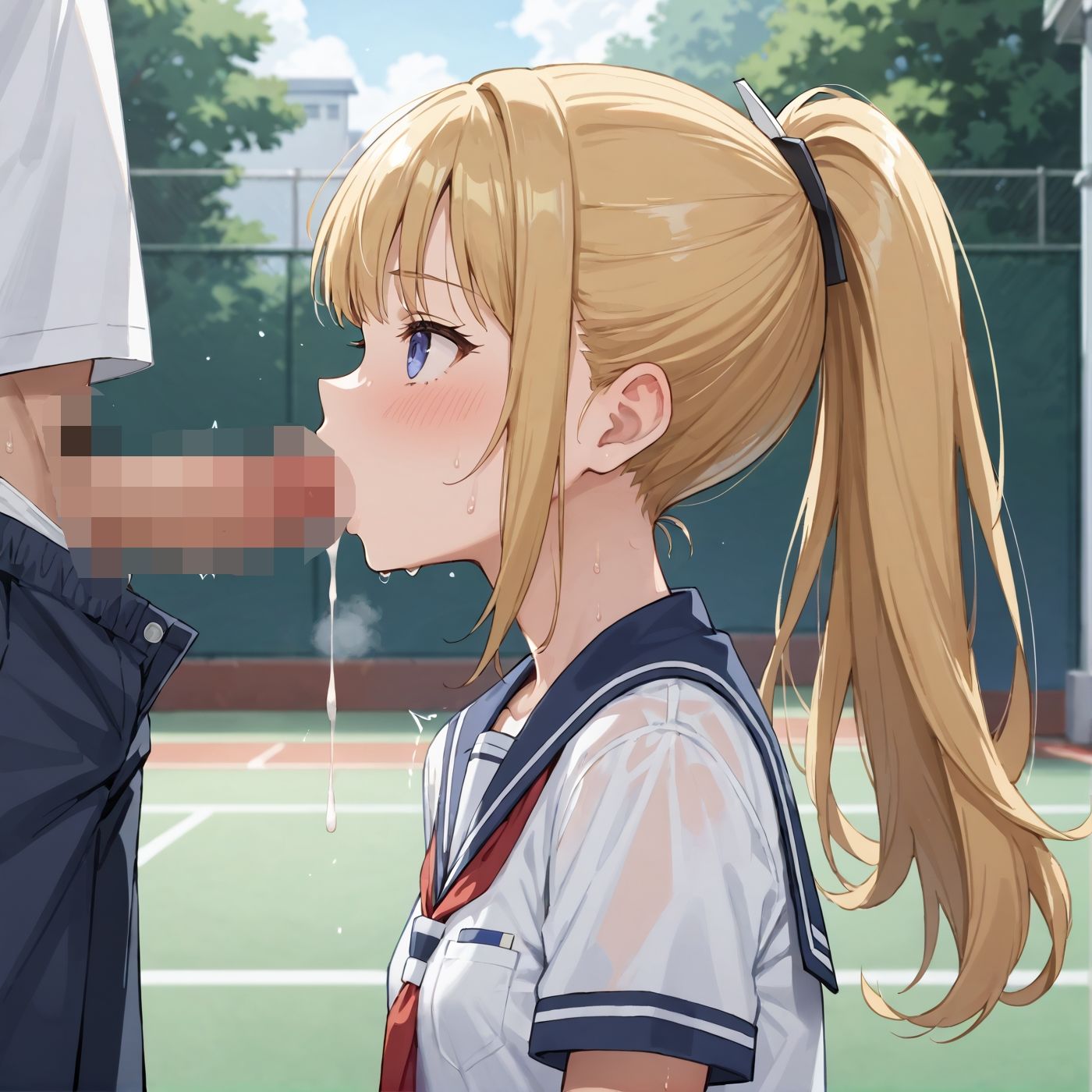学園性活！ユニフォームに滲む汗 テニス部の本気がエロい5【汗かく美少女の厳選CG370枚収録】 サンプル10ページ目
