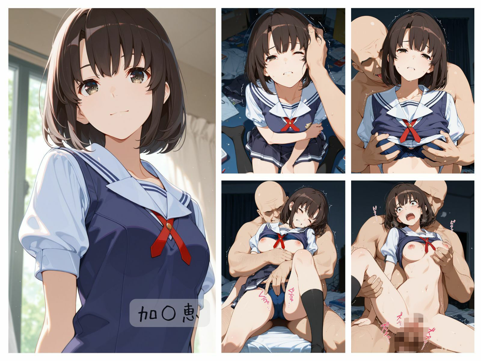 冴えない彼女わからせまとめ サンプル1ページ目