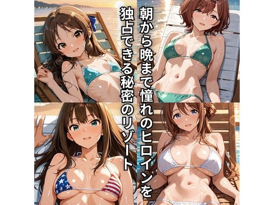 朝から晩までハーレムリゾート 【ア◯マス】2 サンプル1ページ目
