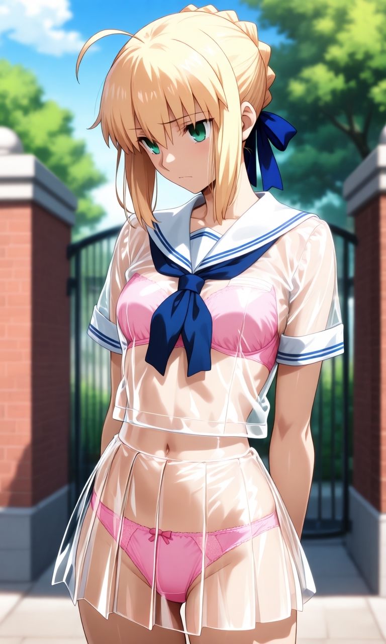 セ〇バー  スケスケセーラー服でHな日常 サンプル1ページ目