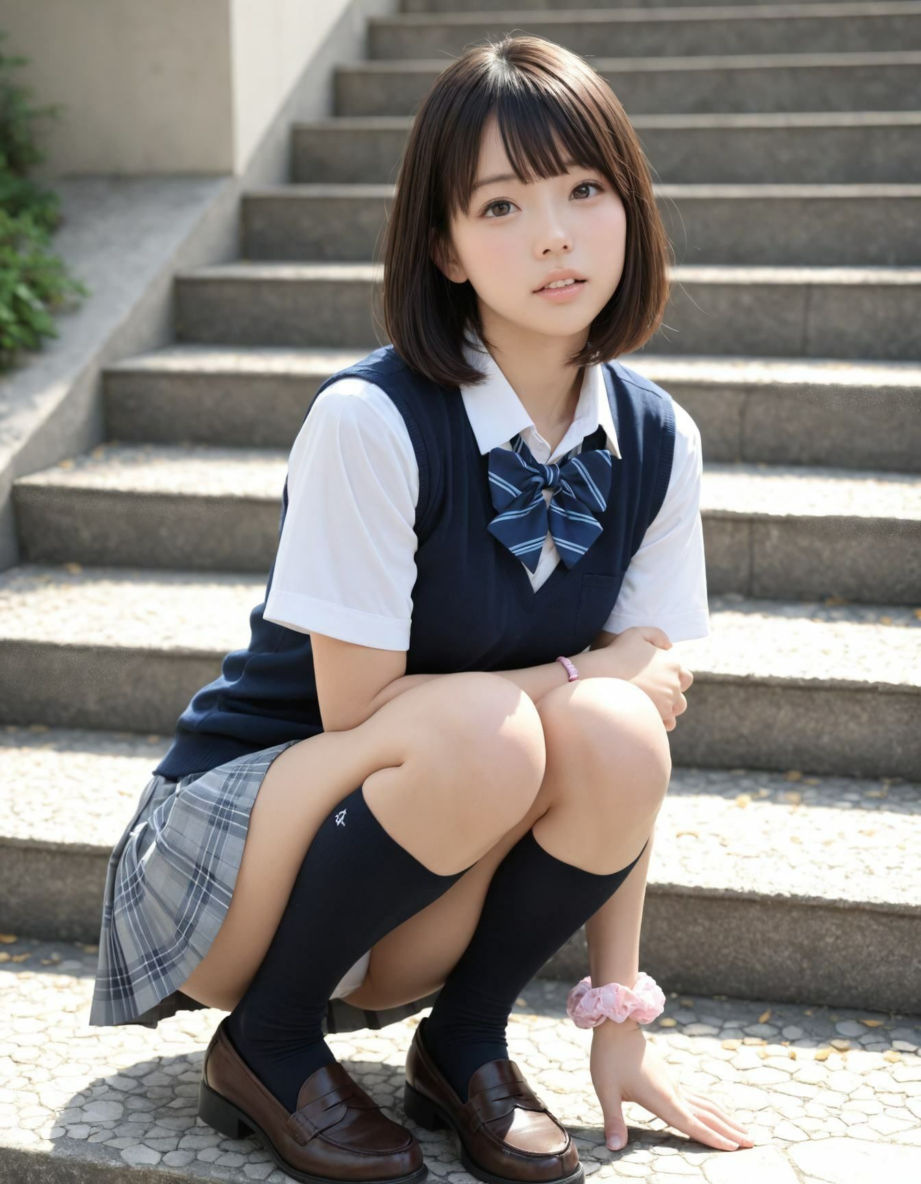 制服パンチラ サンプル1ページ目