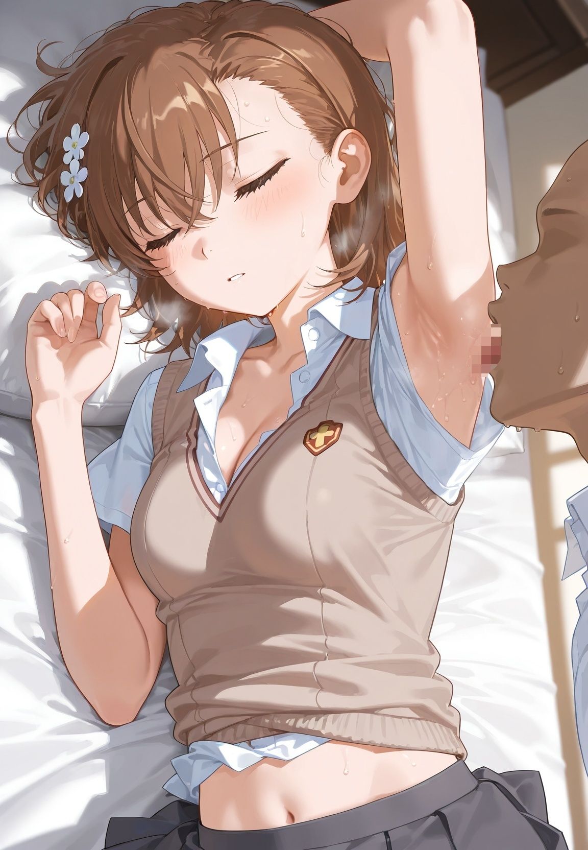 声かけられてお茶しただけなのに・・・簡単にお持ち帰りされて種付け調教されちゃう件www と〇る科学の超電磁砲 サンプル1ページ目